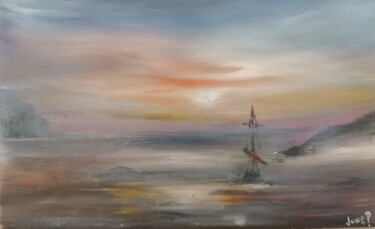 Peinture intitulée "On waiting #2022" par Pascal Jung, Œuvre d'art originale, Huile