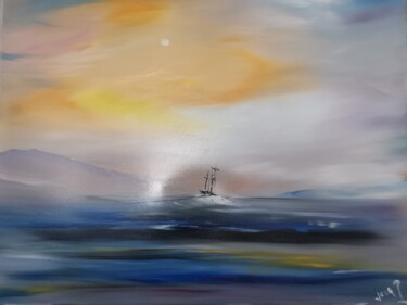 Peinture intitulée "After the fall" par Pascal Jung, Œuvre d'art originale, Huile