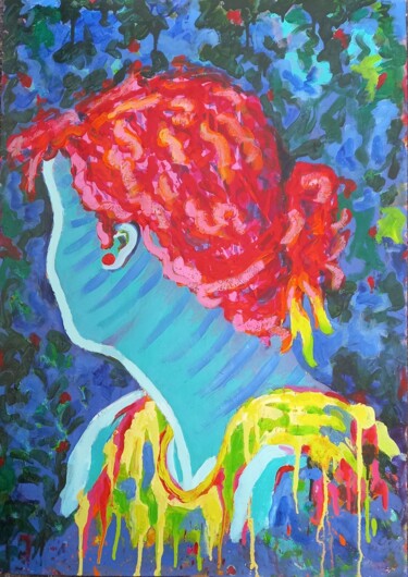 Painting titled "ROUX" by Francisco Serrano Gutierrez, Original Artwork, Acrylic
