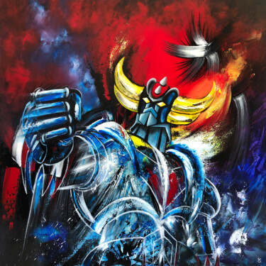 绘画 标题为“"Goldorak ce robot"” 由Estelle Barbet, 原创艺术品, 丙烯