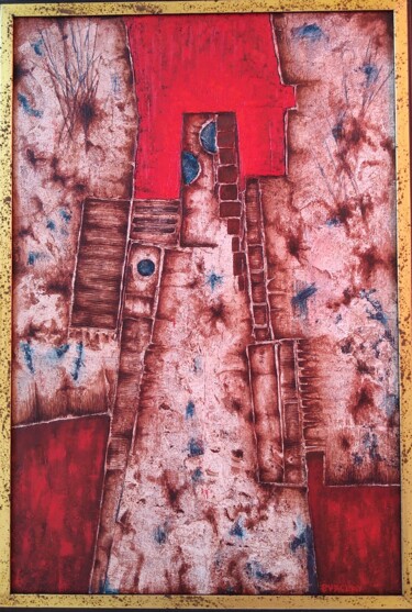 Painting titled "So tired Angel" by Pavel Plzák (Pavel Václav), Original Artwork, Oil