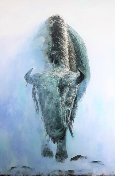 Painting titled "Nature" by Mantas Naulickas, Original Artwork, Oil
