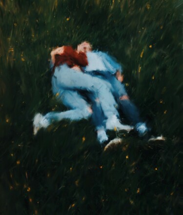 Peinture intitulée "Same sky" par Giovanni Sanesi, Œuvre d'art originale, Huile