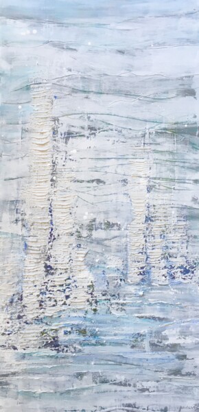 Peinture intitulée "L'oubli" par Muller Odette, Œuvre d'art originale, Acrylique Monté sur Châssis en bois