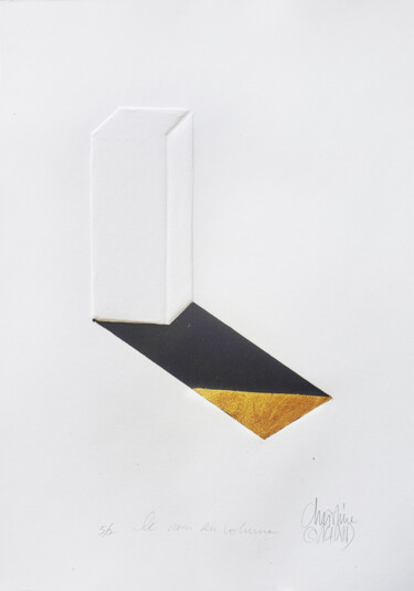 印花与版画 标题为“Le sens du volume” 由Christine Guichard, 原创艺术品, 雕刻