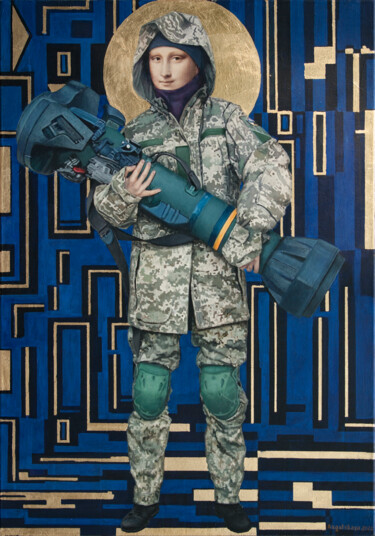 绘画 标题为“Madonna of the Mode…” 由Nataliya Bagatskaya, 原创艺术品, 丙烯