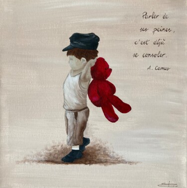 Peinture intitulée "Oser dire" par Estelle Pax, Œuvre d'art originale, Acrylique