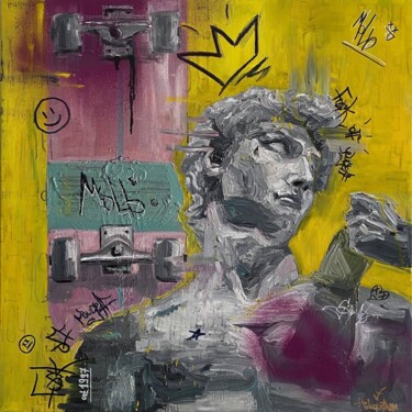 Painting titled "DAVID MICHELANGELO" by Mol, Original Artwork, Oil
