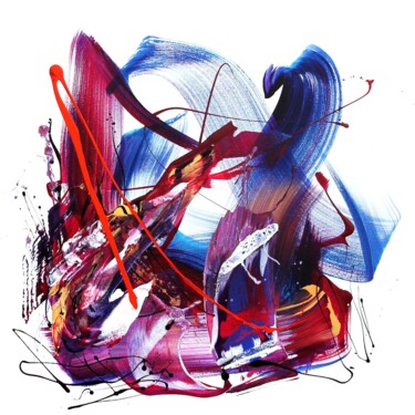Painting titled "Coming Alive" by Paresh Nrshinga F R S A, Original Artwork, Acrylic Mounted on Wood Stretcher frame