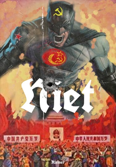 绘画 标题为“Batman Niet” 由Dominique Kleiner, 原创艺术品, 数字油画