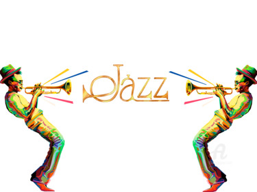 "Viva o Jazz" başlıklı Dijital Sanat Gabriela Radiante tarafından, Orijinal sanat, 2D Dijital Çalışma