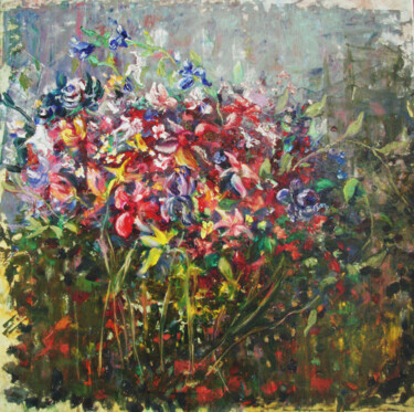 Peinture intitulée "Walk through Claude…" par Tatyana Pchelnikova, Œuvre d'art originale, Huile Monté sur Châssis en bois