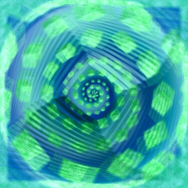 Digital Arts titled "CYCLONIC MESMERIZAT…" by Elwe, Original Artwork, 2D Digital Work