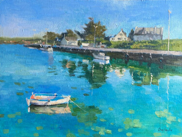 France Seascape - Bretagne #3 Painting titled "France Seascape - B…" by Ling Strube, Original Artwork, Oil