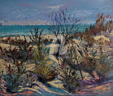 Painting titled "Nature sauvage" by Milorv, Original Artwork, Oil