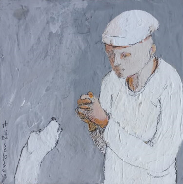 Malarstwo zatytułowany „The only one left” autorstwa Johnny Semaan, Oryginalna praca, Akryl