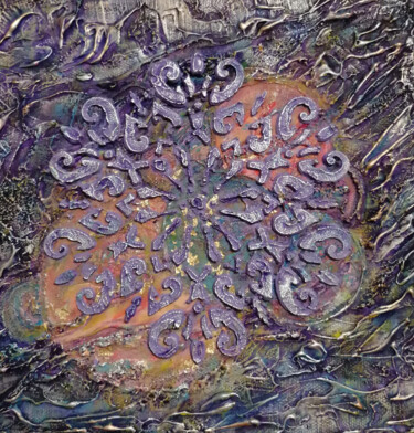 绘画 标题为“Mandala of the Unil…” 由Elena Chugurova, 原创艺术品, 丙烯 安装在木板上