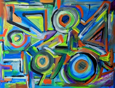 Painting titled "No stress" by Alessandra Babini, Original Artwork, Acrylic