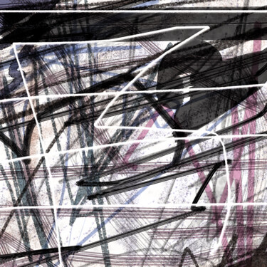 ABSTRACT ART #001 Painting titled "ABSTRACT ART #001" by Diogo Cruz, Original Artwork, Digital Painting Mounted on Wood Panel