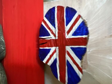 Solidarity, soildarité,Solidaridad. Painting titled "Solidarity, soildar…" by Richard Mangold, Original Artwork, Wood Mounted on Wood Panel