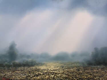 Roztocze Valley III Peinture intitulée "Roztocze Valley III" par Gregory King (Grzegorz Król), Œuvre d'art originale, Huile