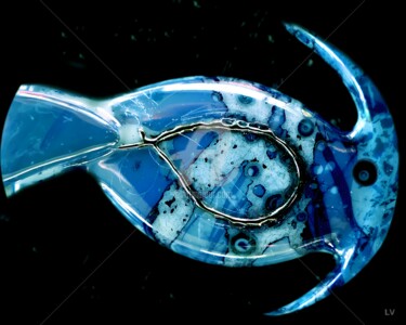 Digital Arts titled "Abstract Porcelain…" by Vincent Litoux, Original Artwork, Photo Montage