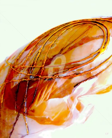 Digital Arts titled "Abstract Porcelain…" by Vincent Litoux, Original Artwork, Photo Montage