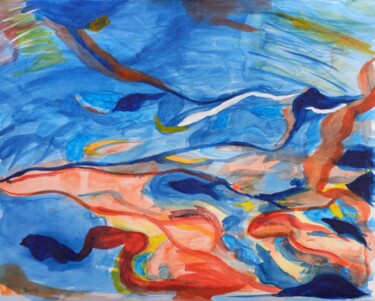 绘画 标题为“Ocean Harmony” 由Daniel Devon, 原创艺术品, 水粉