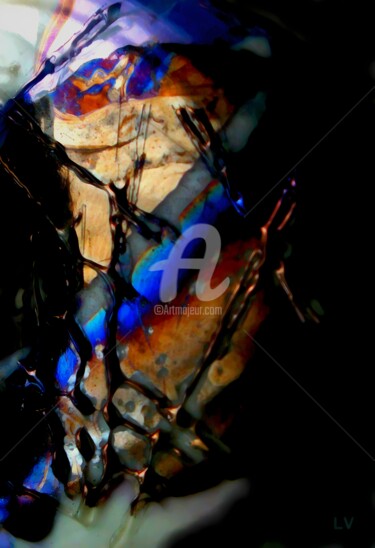 Digital Arts titled "Abstract Porcelain…" by Vincent Litoux, Original Artwork, Photo Montage