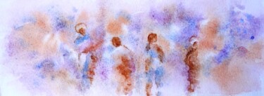 Aquarelle 23 Peinture intitulée "Aquarelle 23" par Jacqueline Pascaud, Œuvre d'art originale, Aquarelle