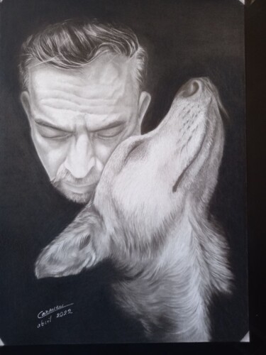 Tekening getiteld "sentimientos" door Maria Del Carmen Cubelli Lago, Origineel Kunstwerk, Potlood