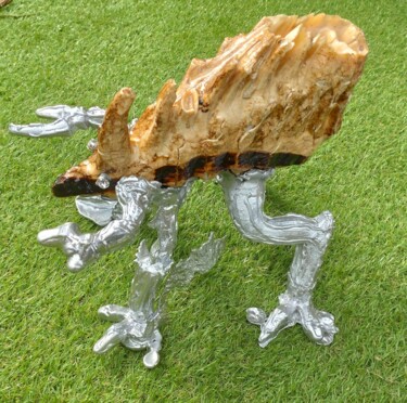Scultura intitolato "Strange World of Sc…" da D.S.A.Rt, Opera d'arte originale, Alluminio