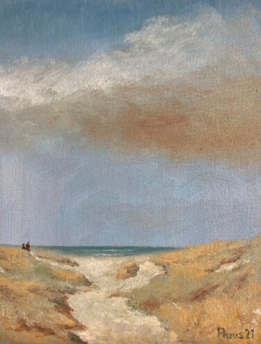 제목이 "Strandspaziergang"인 미술작품 Stephan Praus로, 원작, 기름