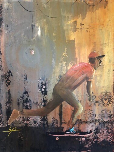 Let's go to "the DISTRIKT" Peinture intitulée "Let's go to "the DI…" par Iconbys, Œuvre d'art originale, Acrylique