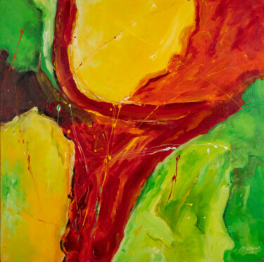 TAUREAU Peinture intitulée "TAUREAU" par Jean-Marc Gayraud, Œuvre d'art originale, Acrylique Monté sur Châssis en bois