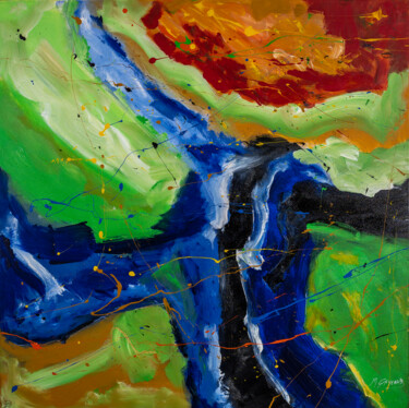 Peinture intitulée "L'ENVOL" par Jean-Marc Gayraud, Œuvre d'art originale, Acrylique Monté sur Châssis en bois