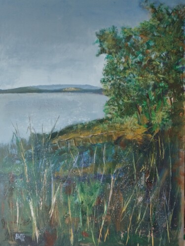Malerei mit dem Titel "Trevignano (Roma)" von Bruno Betti, Original-Kunstwerk, Acryl