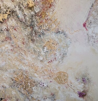 Peinture intitulée "fil de vie" par Rachel Saturnin Eparvier, Œuvre d'art originale, Acrylique