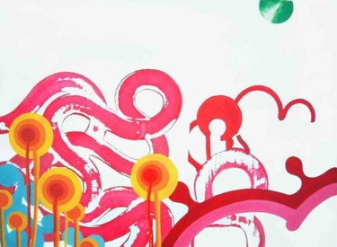 Painting titled "growth forumla" by Hugh Mccarthy, Original Artwork