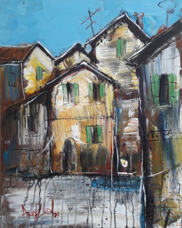 Painting titled "Abstract painting.…" by Alex Ziev, Original Artwork, Acrylic