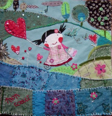 Peinture intitulée "LOU, COLLECTIONNEUS…" par Catherine Suchocka, Œuvre d'art originale, Autre