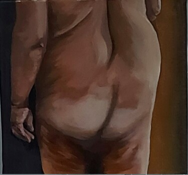 Sugar daddy Painting titled "Sugar daddy" by Bacchante, Original Artwork, Oil Mounted on Wood Stretcher frame