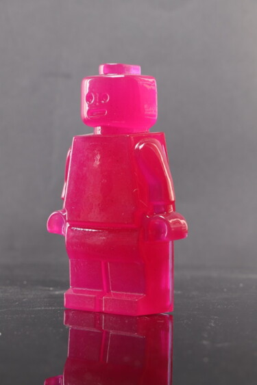 Escultura intitulada "Minipink" por Vincent Sabatier (VerSus), Obras de arte originais, Resina