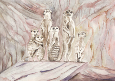 Peinture intitulée "AQUARELLE originale…" par Isabelle Redonnet, Œuvre d'art originale, Aquarelle