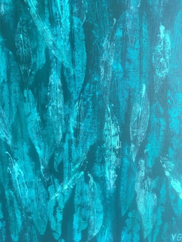 绘画 标题为“Willow leaves” 由Elena Galeeva, 原创艺术品, 丙烯