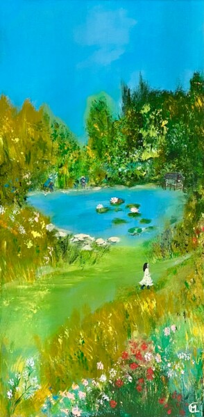 Peinture intitulée "Symphonie du printe…" par Marie Claude Lambert, Œuvre d'art originale, Acrylique