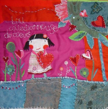 Peinture intitulée "LOU, COLLECTIONNEUS…" par Catherine Suchocka, Œuvre d'art originale, Autre