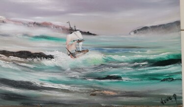 Peinture intitulée "Return #2022" par Pascal Jung, Œuvre d'art originale, Huile