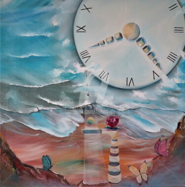 绘画 标题为“le passage du temps” 由Hubert De Guyon, 原创艺术品, 油