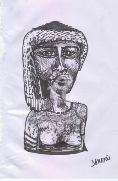 Desenho intitulada "riscos.jpg" por Damenós, Obras de arte originais